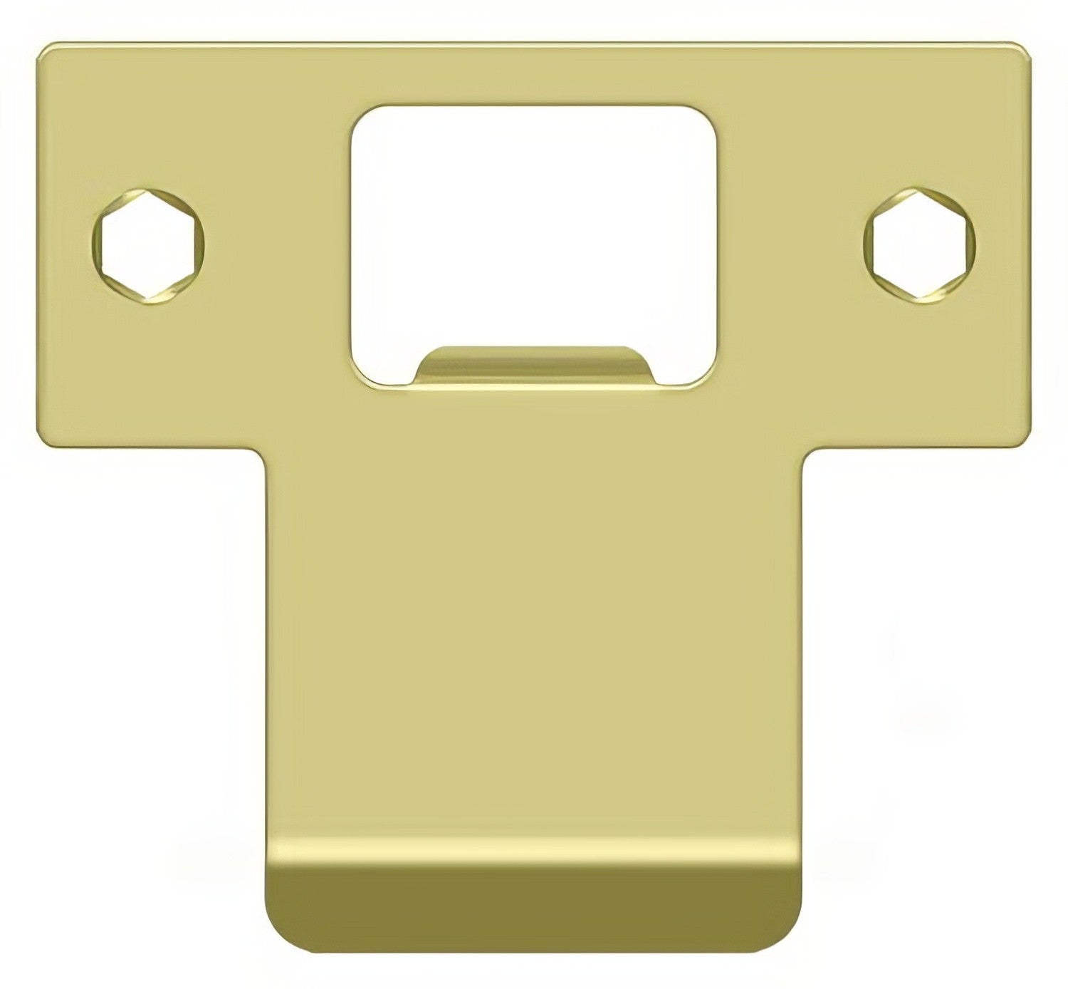 Deltana TSPE250 2-3/4" x 2-5/8" Extended Lip T-Strike Plate