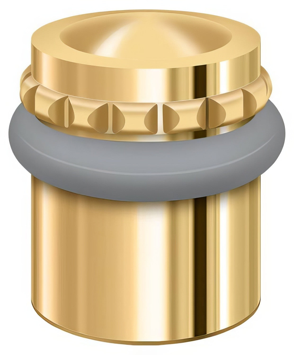 Deltana UFBP4505 1-5/8" Height Round Universal Floor Bumper Pattern Cap