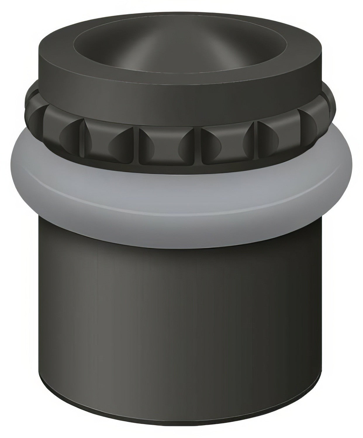 Deltana UFBP4505 1-5/8" Height Round Universal Floor Bumper Pattern Cap