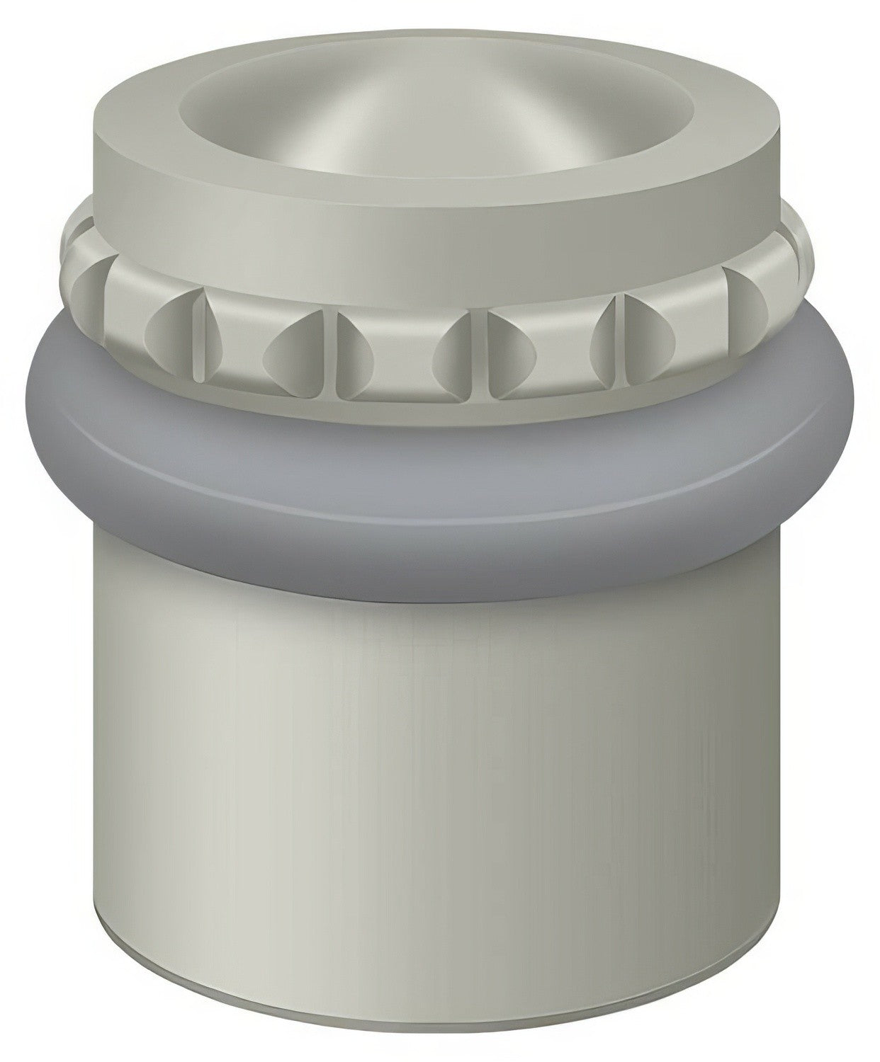 Deltana UFBP4505 1-5/8" Height Round Universal Floor Bumper Pattern Cap