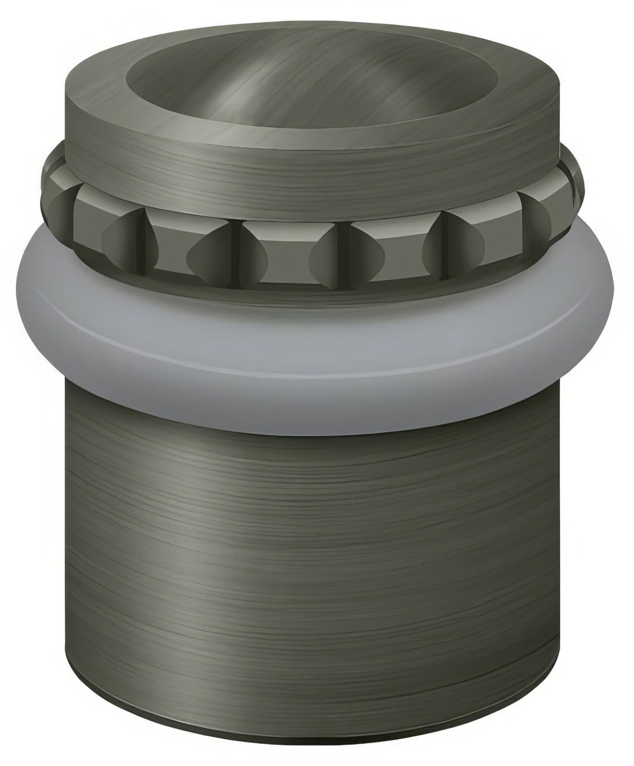Deltana UFBP4505 1-5/8" Height Round Universal Floor Bumper Pattern Cap