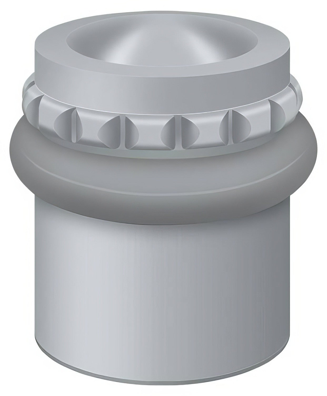Deltana UFBP4505 1-5/8" Height Round Universal Floor Bumper Pattern Cap