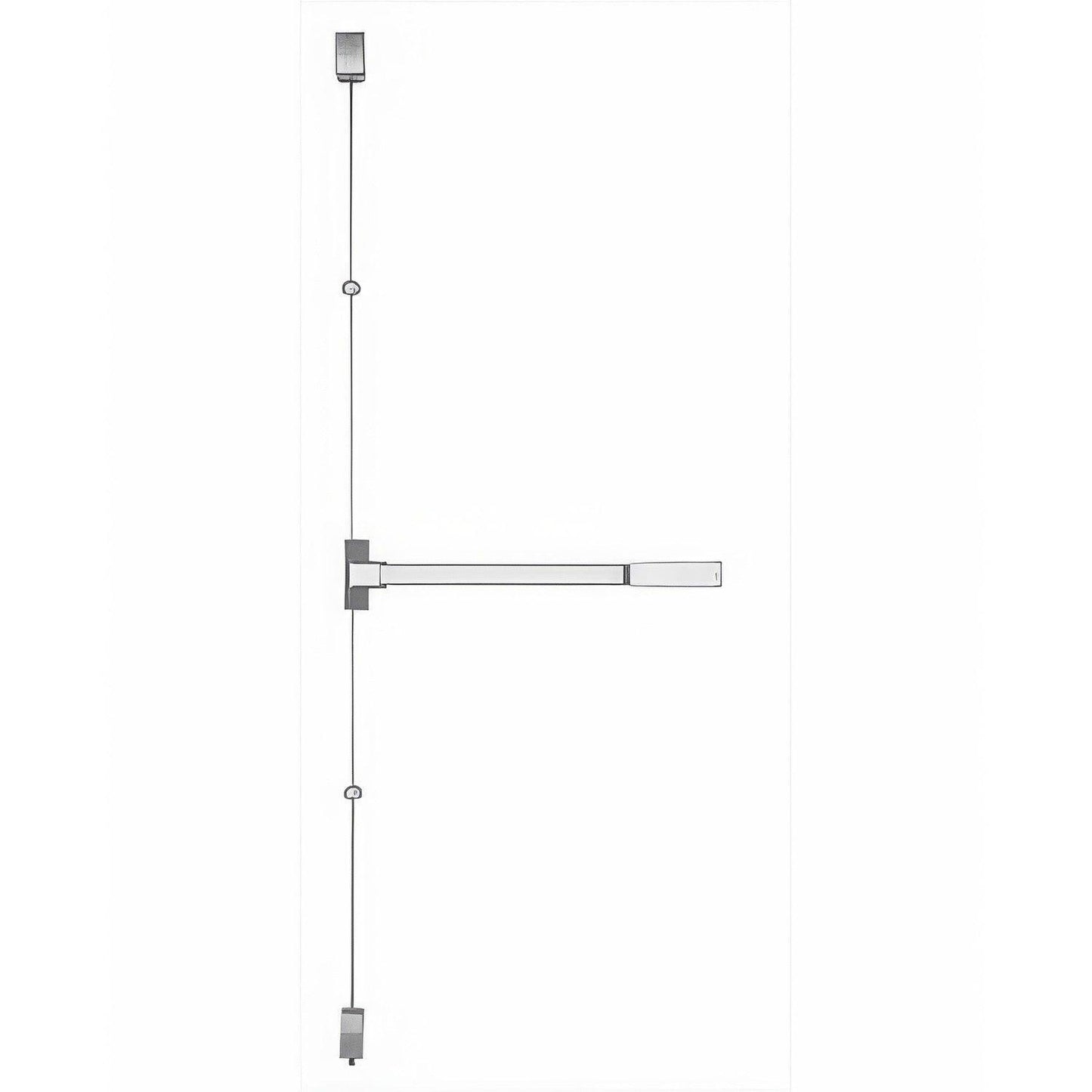 Copper Creek V9560F-36 36" Grade 1 Fire Rated Vertical Rod Exit Device.