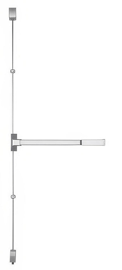 Copper Creek V9560F-48 48" Grade 1 Fire Rated Vertical Rod Exit Device.