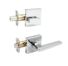 Copper Creek VL2810 Mid Century Modern Keyed Entry Single Cylinder Handleset Interior Pack.