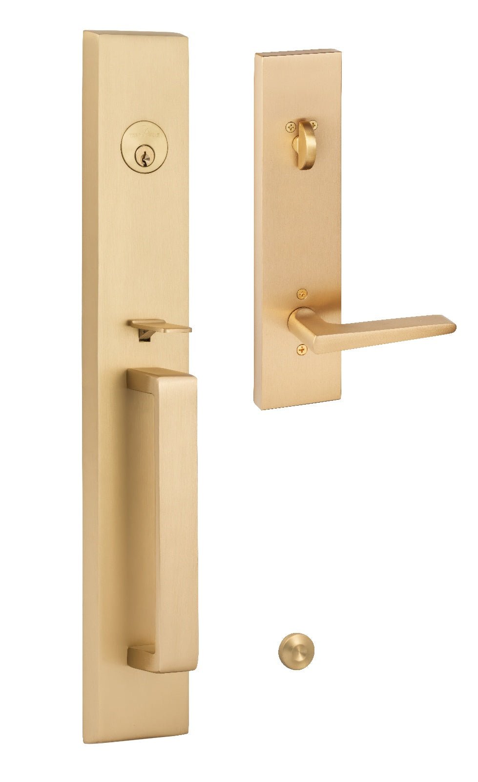 Sure-Loc VL507-BS Vail Handleset with Basel Handleset Trim.
