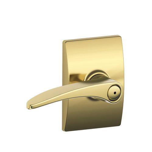 Schlage F40-MNH-CEN F-Series Manhattan Privacy Door Lever.