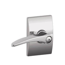 Schlage F40-MNH-CEN F-Series Manhattan Privacy Door Lever.