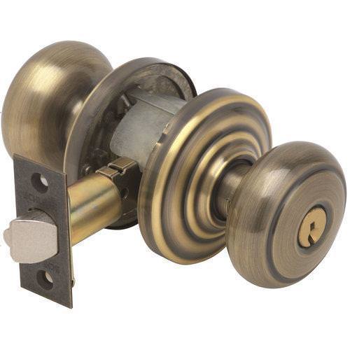Schlage F51AAND-AND Accents Series Andover Panic Proof Keyed Entry Door Knob