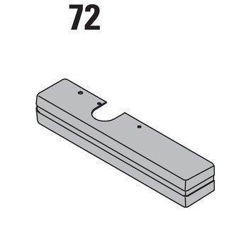 LCN 1460-72 Slim Line Standard Plastic Cover for 1460 Series Door Closers