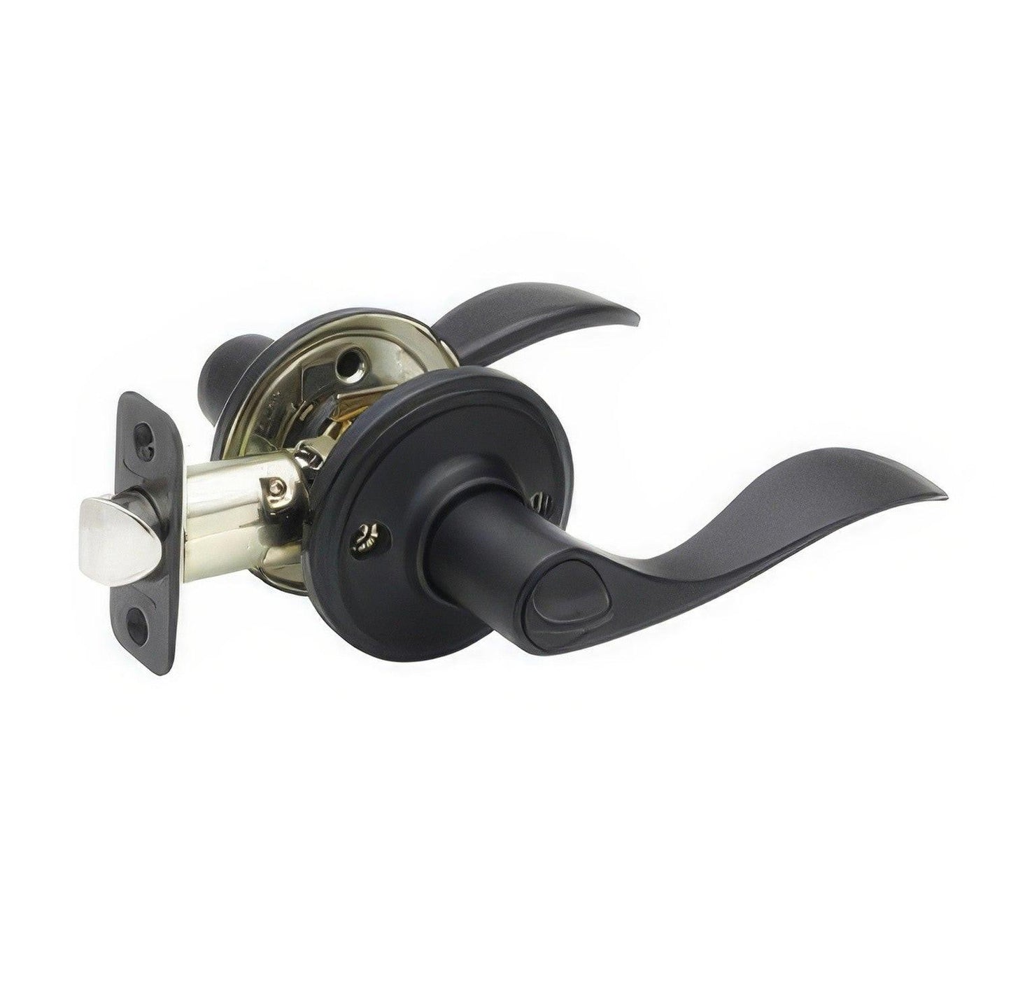 Copper Creek WL2231 Waverlie Push Button Privacy Door Lever