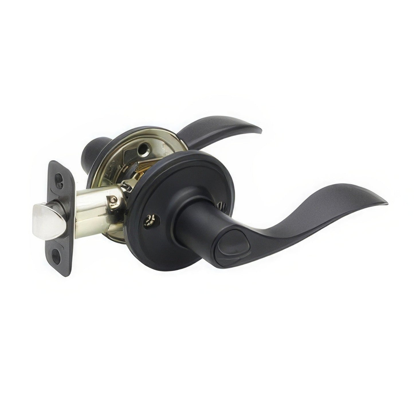 Copper Creek WL2231 Waverlie Push Button Privacy Door Lever