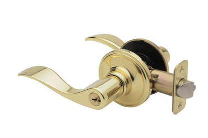 Copper Creek WL2240 Waverlie Keyed Entry Door Lever