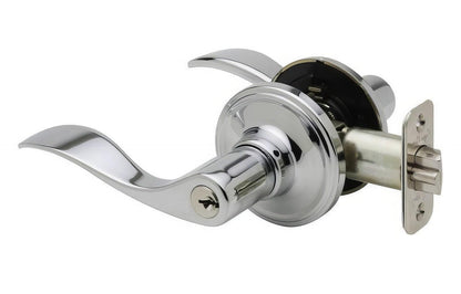 Copper Creek WL2240 Waverlie Keyed Entry Door Lever