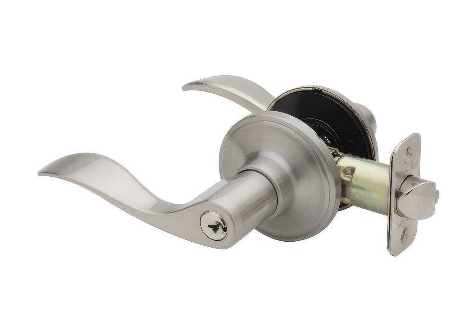 Copper Creek WL2240 Waverlie Keyed Entry Door Lever