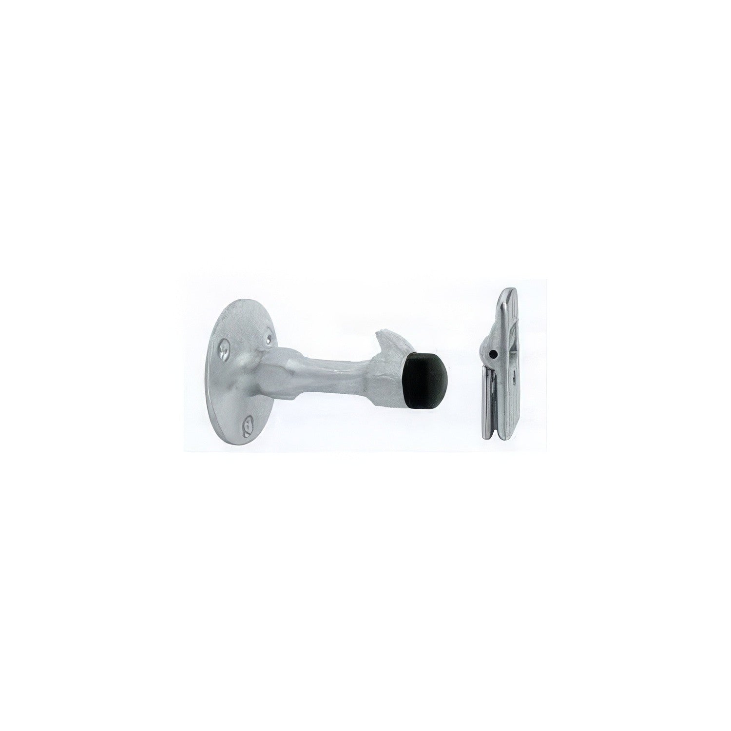 Ives WS20X26D Heavy Duty Cast Brass Rigid Wall Door Stop for Masonry Type Mounting with Hinged Strike 4" Projection 2-3/8" Base Diameter
