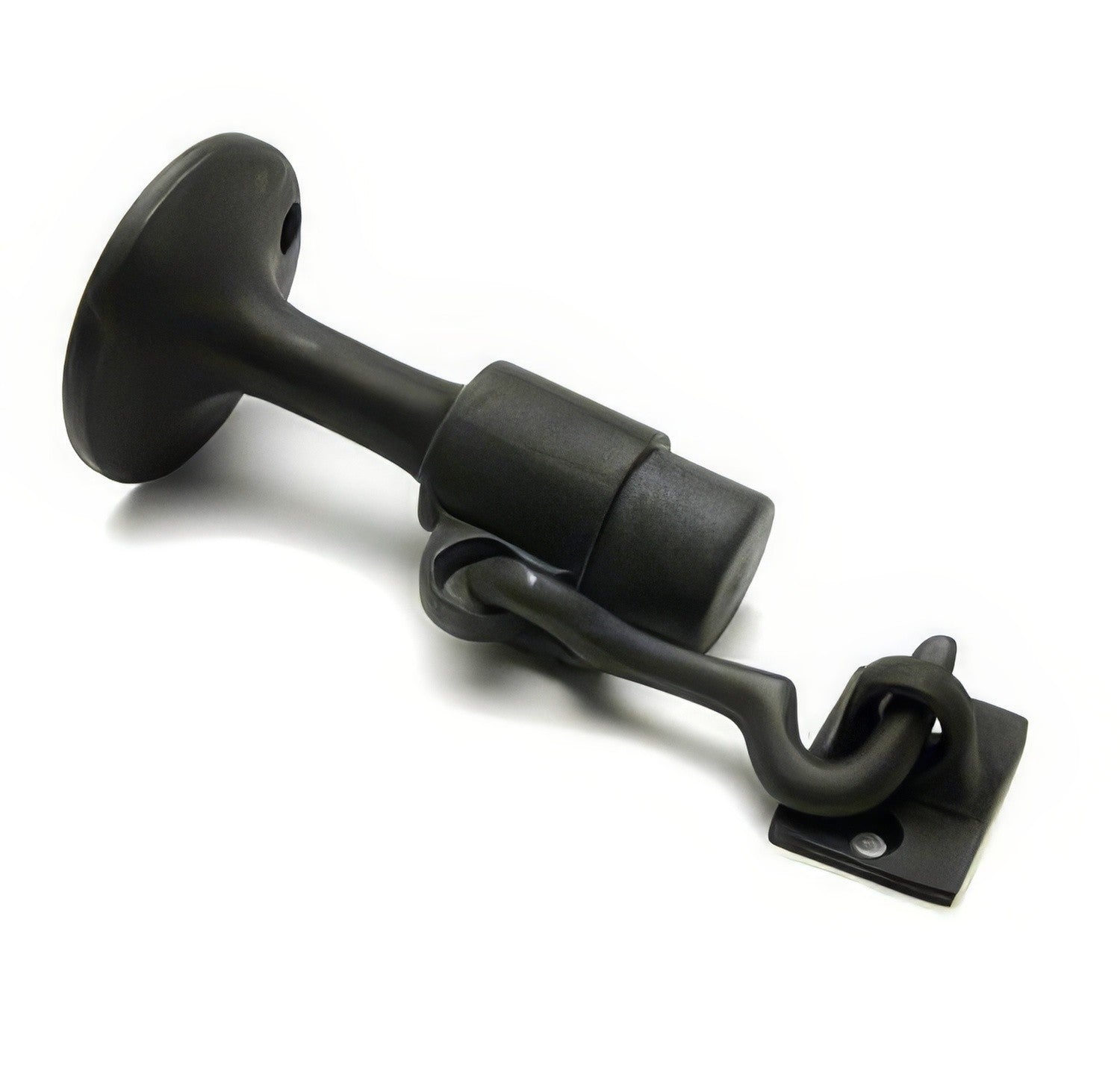 Ives WS445 Cast Brass or Aluminum Wall Door Stop with Manual Hold-Open Hook 5 3/4" Engaged Projection