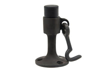 Ives WS449 Cast Brass or Aluminum Wall Door stop with Manual Hold-Open Hook 5-3/4" Projection Using Wood Screws