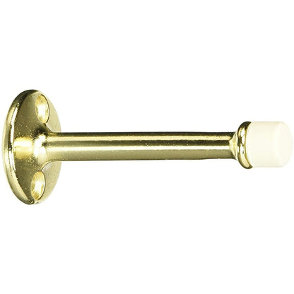 Ives WS65 Burnished Cast Aluminum Rigid Baseboard Door Stop 3-3/4" Projection