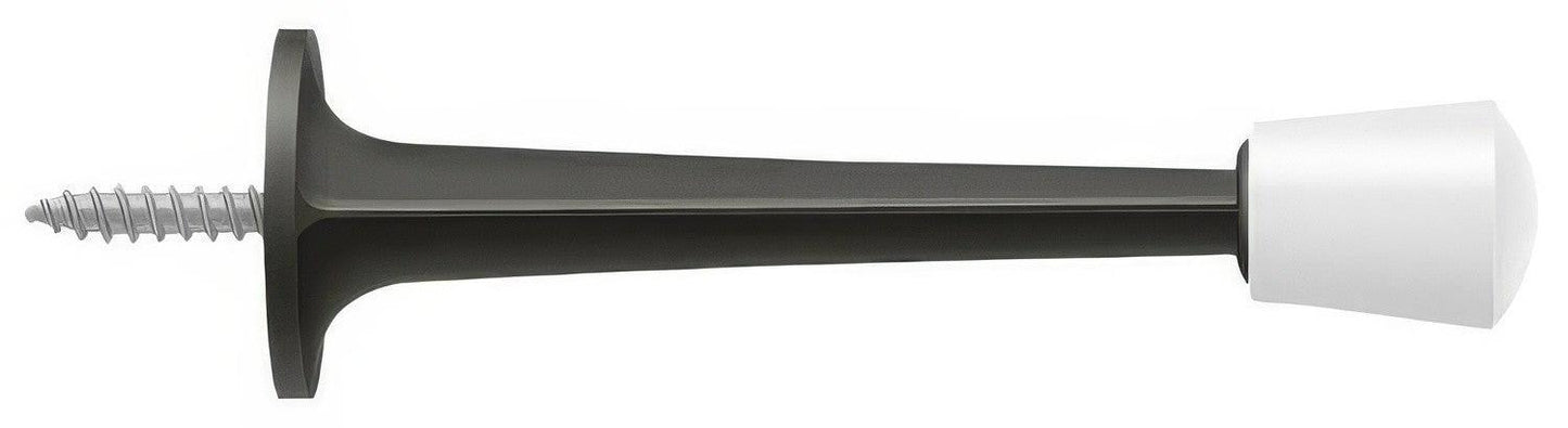 Deltana ZBDS30 3" Baseboard Door Stop with White Cap.