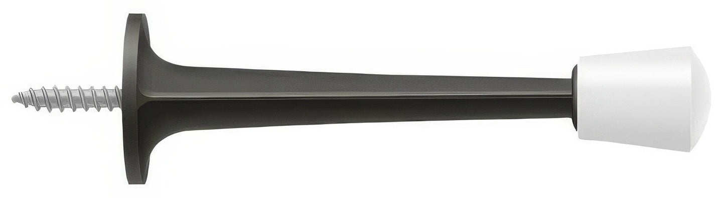Deltana ZBDS30 3" Baseboard Door Stop with White Cap