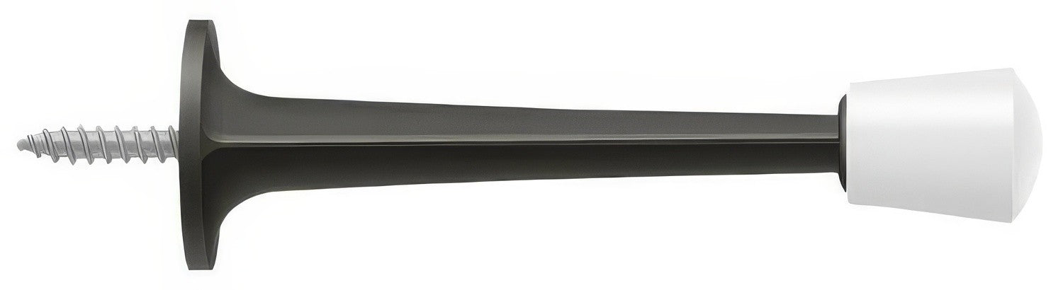 Deltana ZBDS30 3" Baseboard Door Stop with White Cap