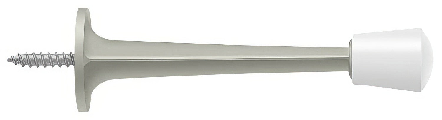 Deltana ZBDS30 3" Baseboard Door Stop with White Cap