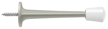 Deltana ZBDS30 3" Baseboard Door Stop with White Cap