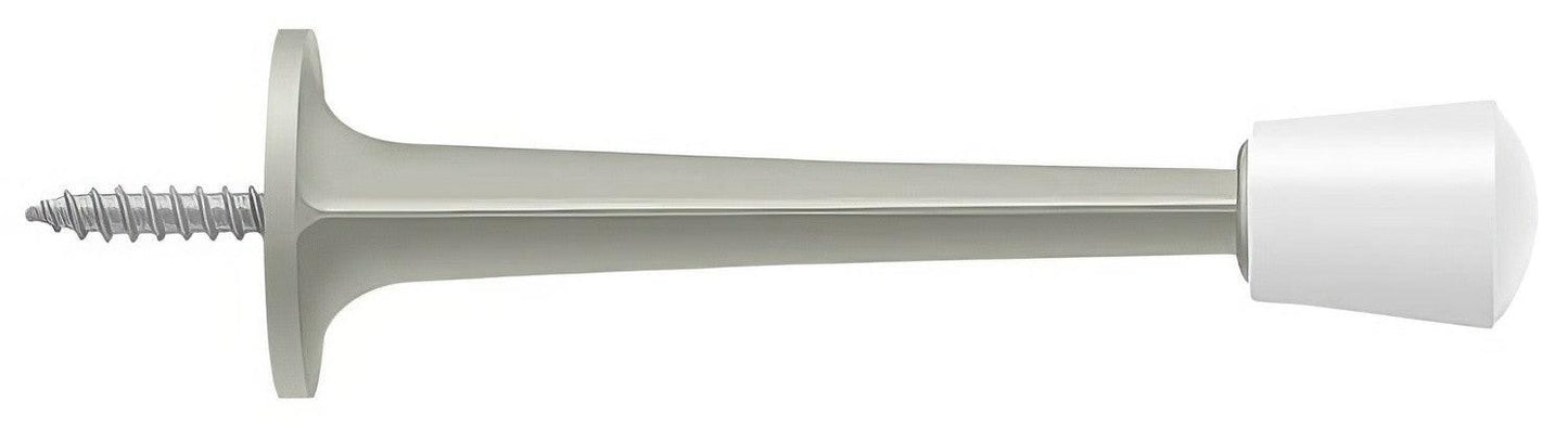 Deltana ZBDS30 3" Baseboard Door Stop with White Cap.