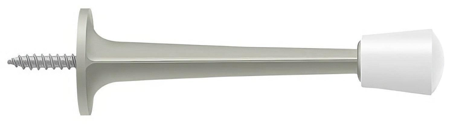 Deltana ZBDS30 3" Baseboard Door Stop with White Cap.