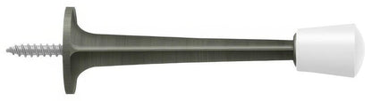 Deltana ZBDS30 3" Baseboard Door Stop with White Cap.