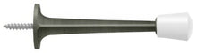 Deltana ZBDS30 3" Baseboard Door Stop with White Cap