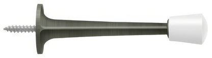 Deltana ZBDS30 3" Baseboard Door Stop with White Cap