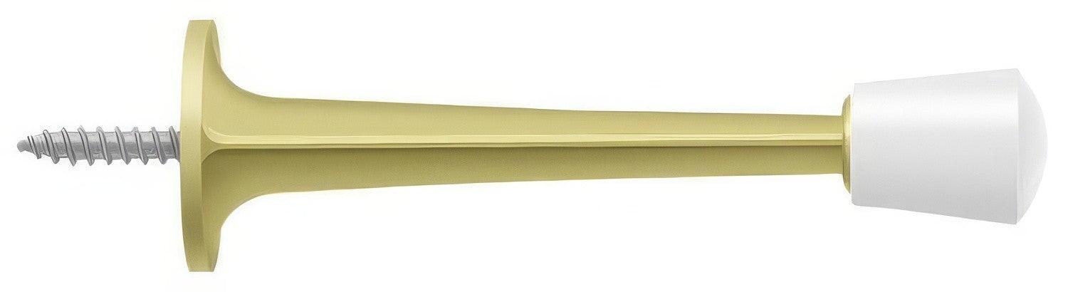 Deltana ZBDS30 3" Baseboard Door Stop with White Cap.