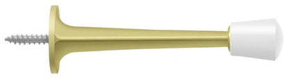 Deltana ZBDS30 3" Baseboard Door Stop with White Cap