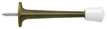 Deltana ZBDS30 3" Baseboard Door Stop with White Cap.