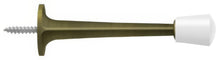 Deltana ZBDS30 3" Baseboard Door Stop with White Cap