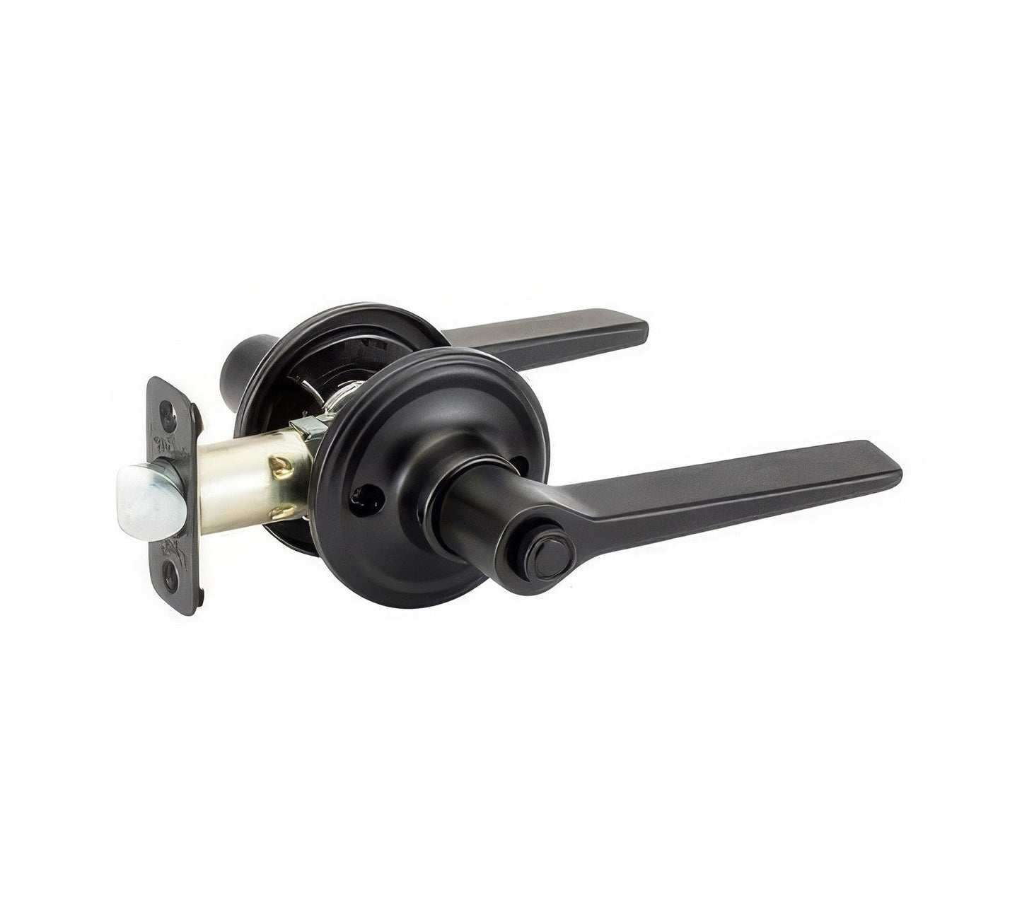 Copper Creek ZL2231 Zane Privacy Door Lever Set with Push Button.