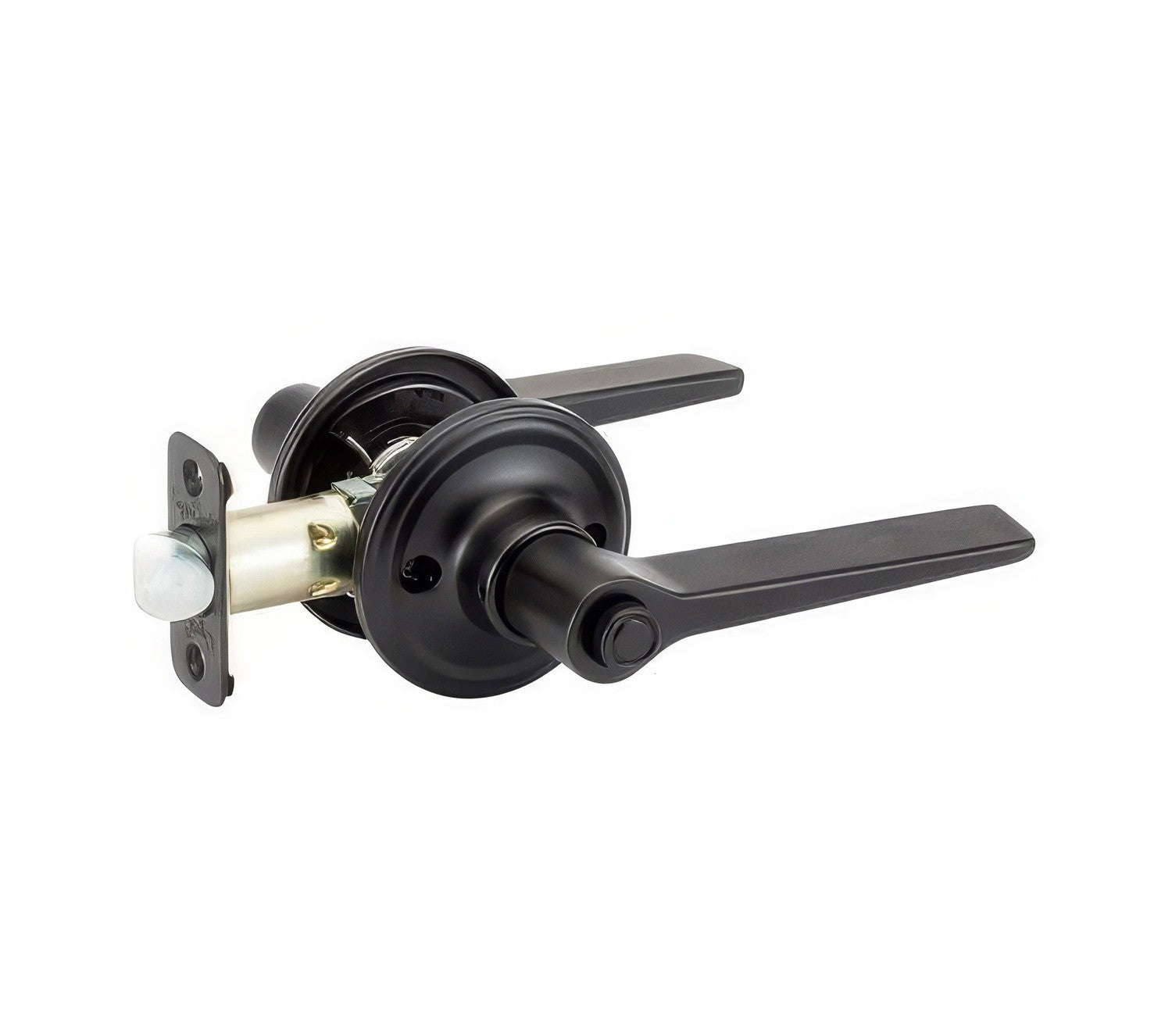 Copper Creek ZL2231 Zane Privacy Door Lever Set with Push Button.