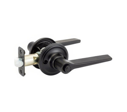Copper Creek ZL2231 Zane Privacy Door Lever Set with Push Button.