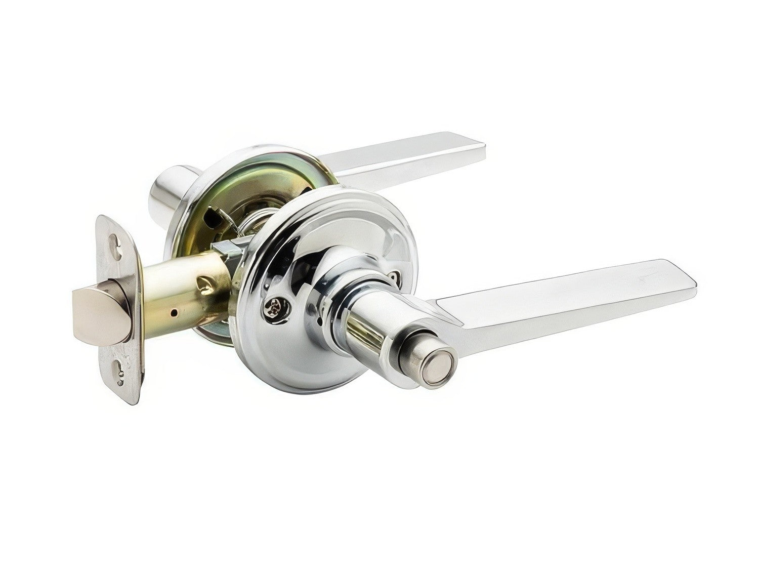 Copper Creek ZL2231 Zane Privacy Door Lever Set with Push Button.