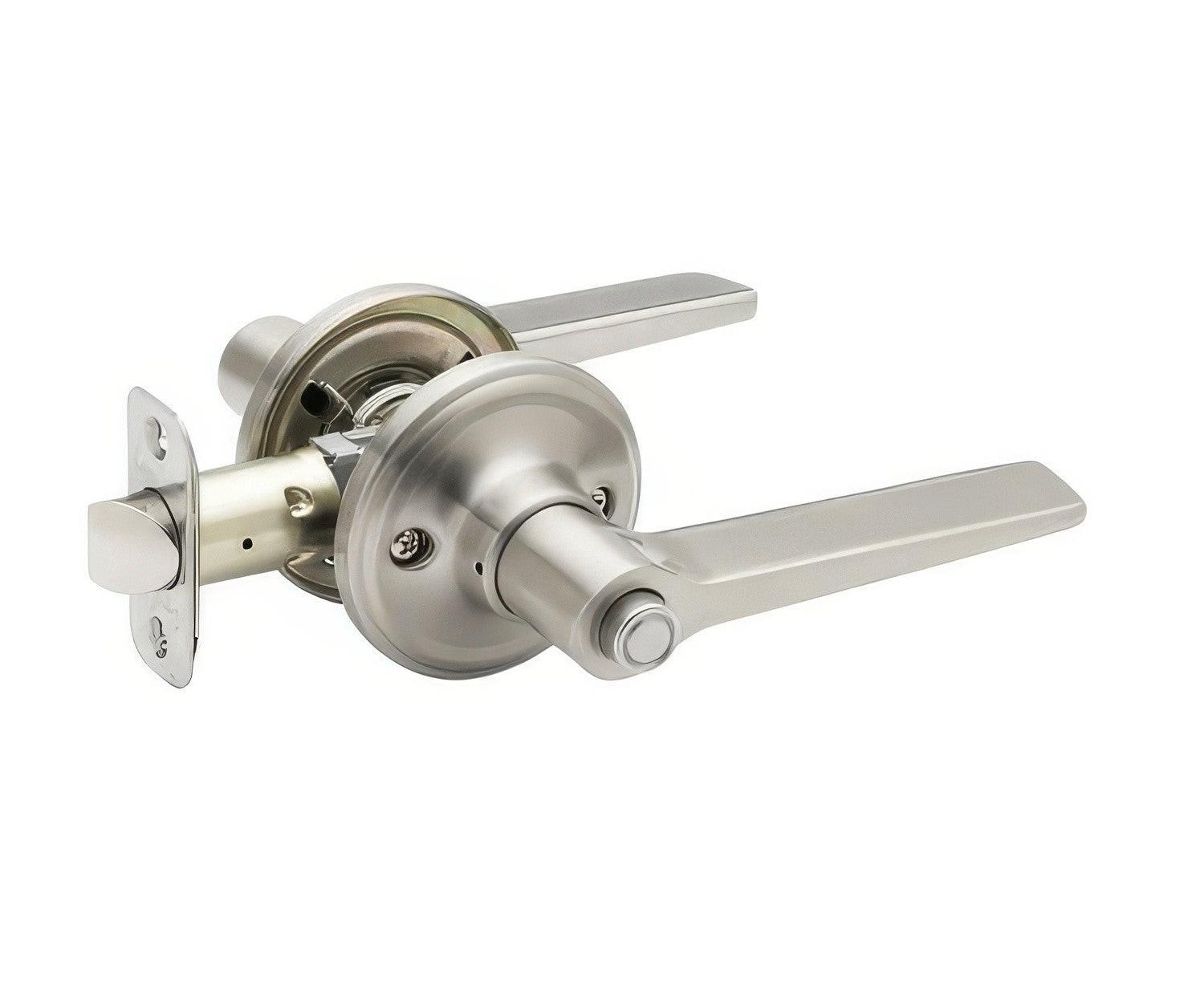 Copper Creek ZL2231 Zane Privacy Door Lever Set with Push Button