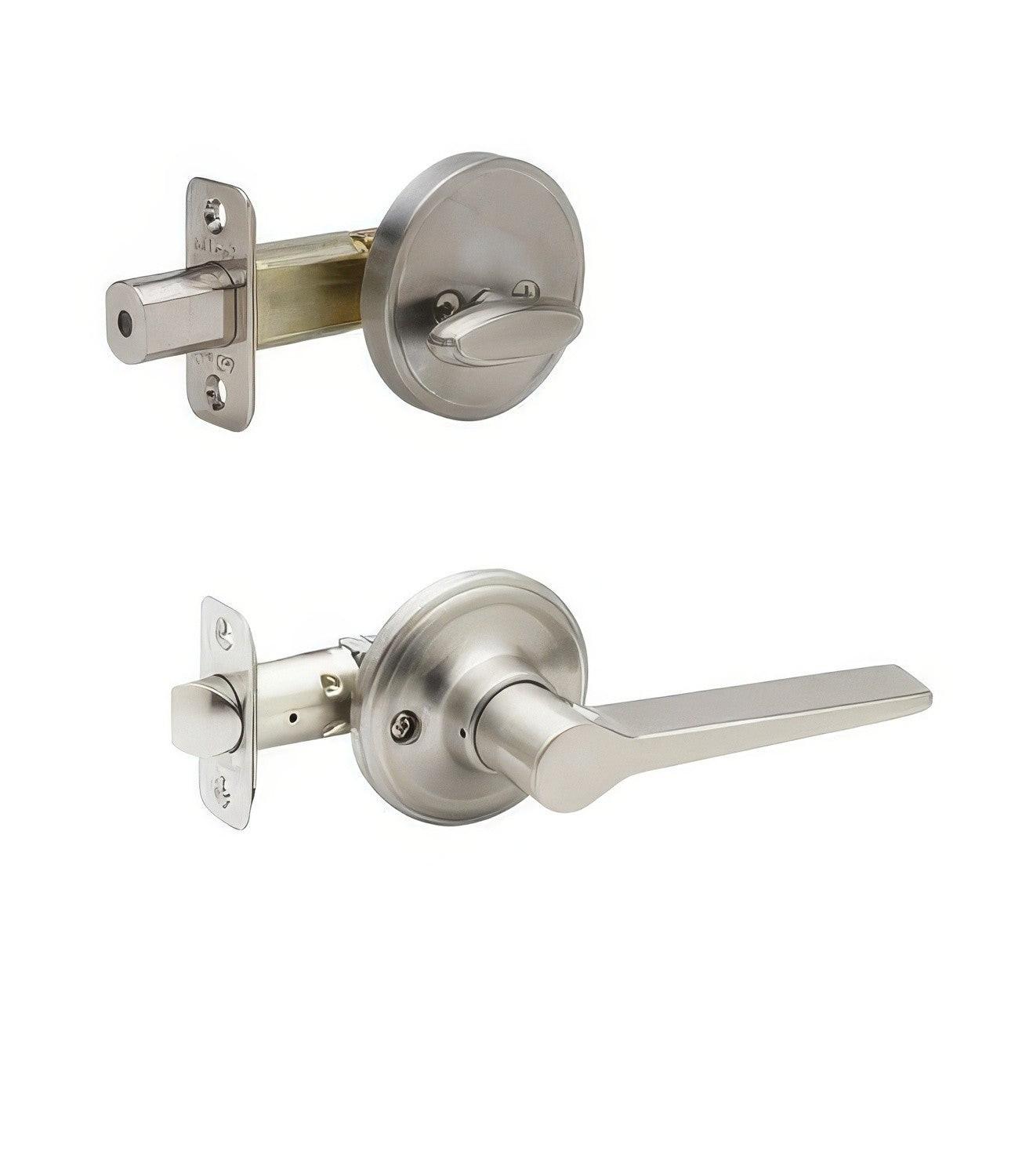 Copper Creek ZL2810 Zane Single Cylinder Interior Door Handleset with Interior Thumbturn
