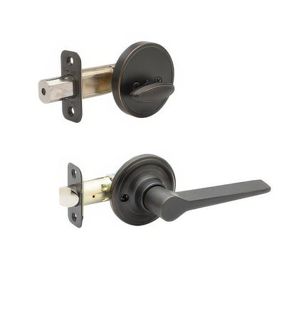 Copper Creek ZL2810 Zane Single Cylinder Interior Door Handleset with Interior Thumbturn