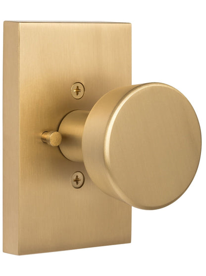 Sure-Loc Zermatt Privacy Door Knob with Rectangular Rosette