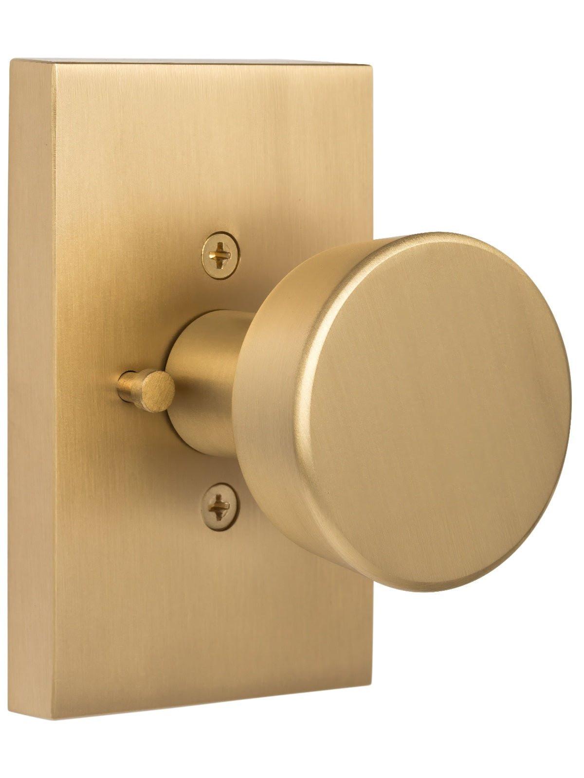 Sure-Loc Zermatt Privacy Door Knob with Rectangular Rosette.